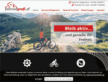 Tablet Screenshot of fahrradprofi.at